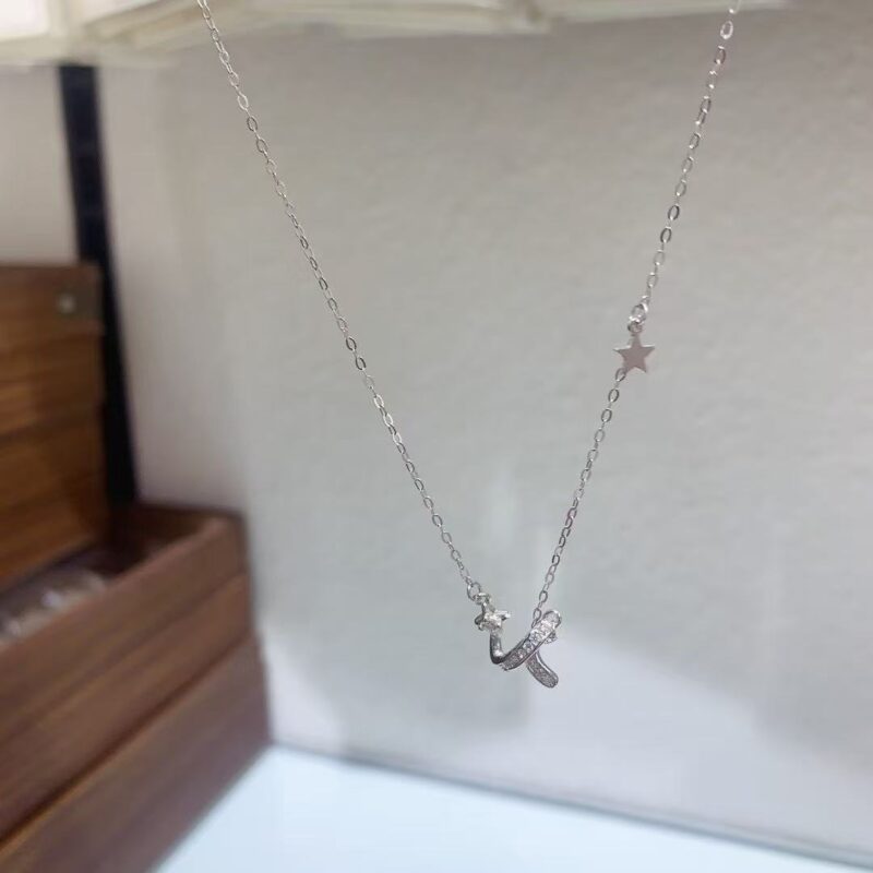 Sterling silver diamond 925 necklace - Image 11