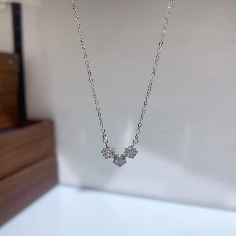 Sterling silver necklace fashion new style new sterling silver - Image 9