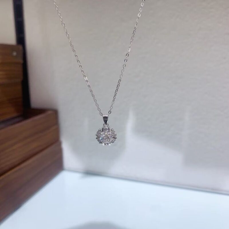 Sterling silver necklace fashion new style new sterling silver - Image 7