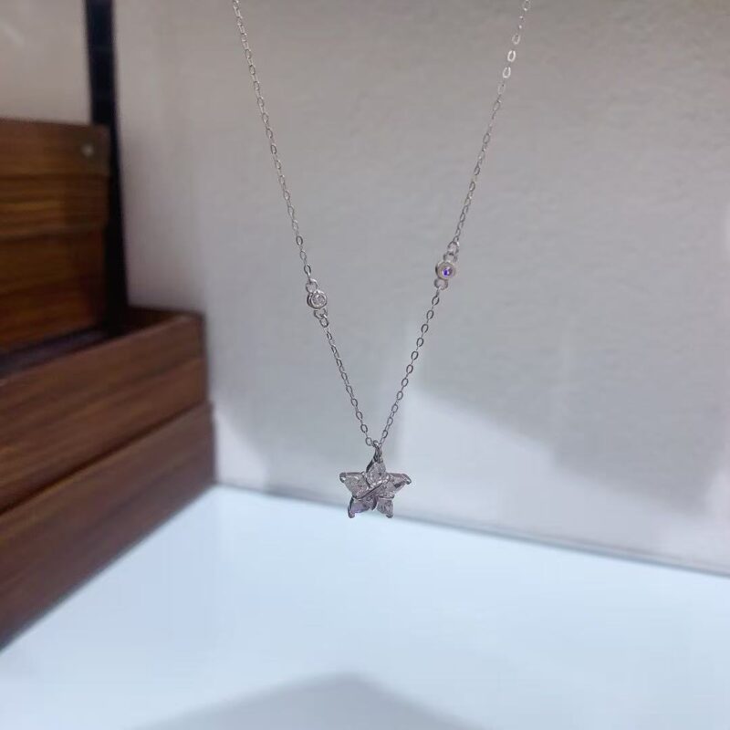Sterling silver necklace fashion new style new sterling silver - Image 6