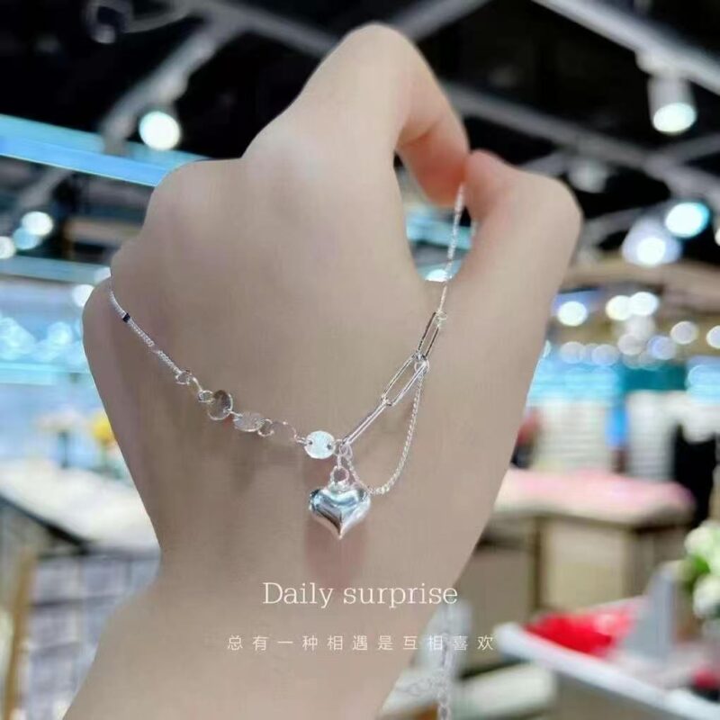 Love piece sterling silver chain 990Love piece sterling silver chain 990 - Image 3